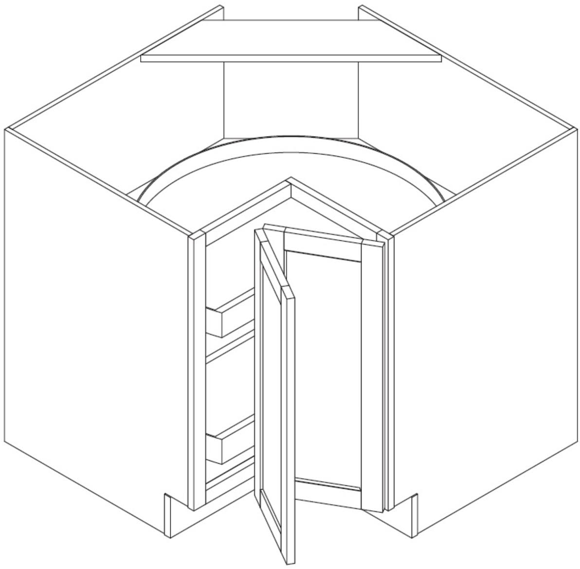 Lazy Susan Cabinet
