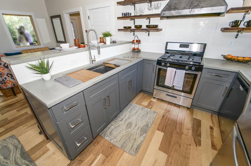 Stone Grey Shaker Kitchen Cabinets