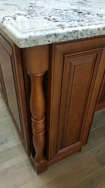 Burnished Brandy Kitchen Cabinets