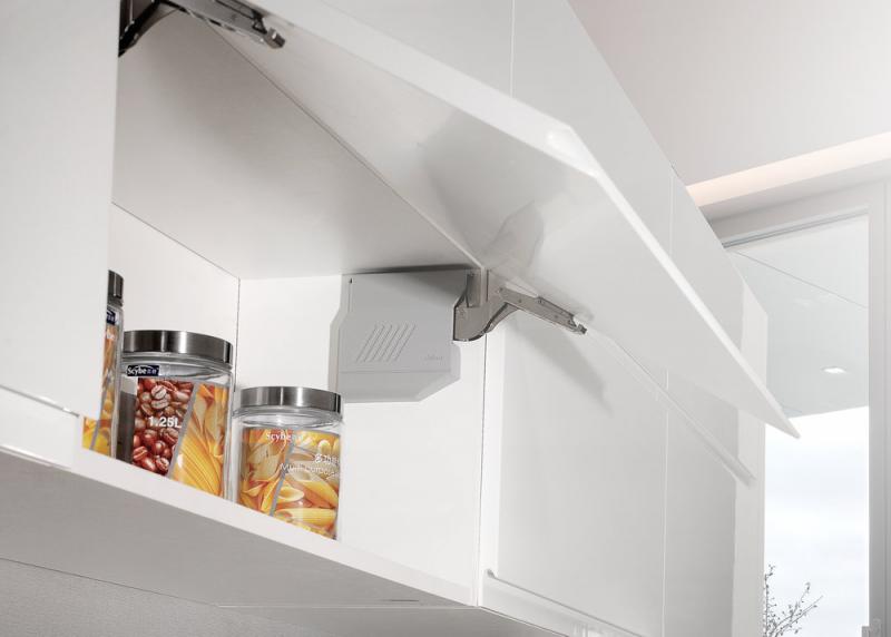 Lacquer White Frameless Kitchen Cabinets