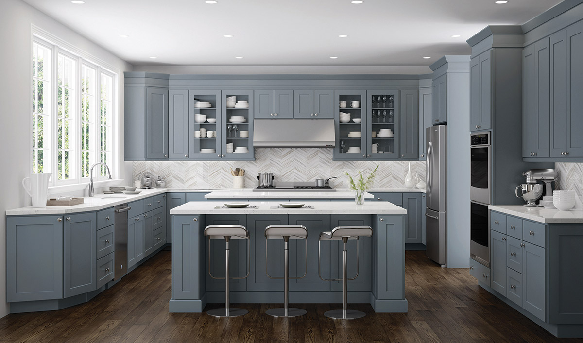Radnor Slab Kitchen Cabinets