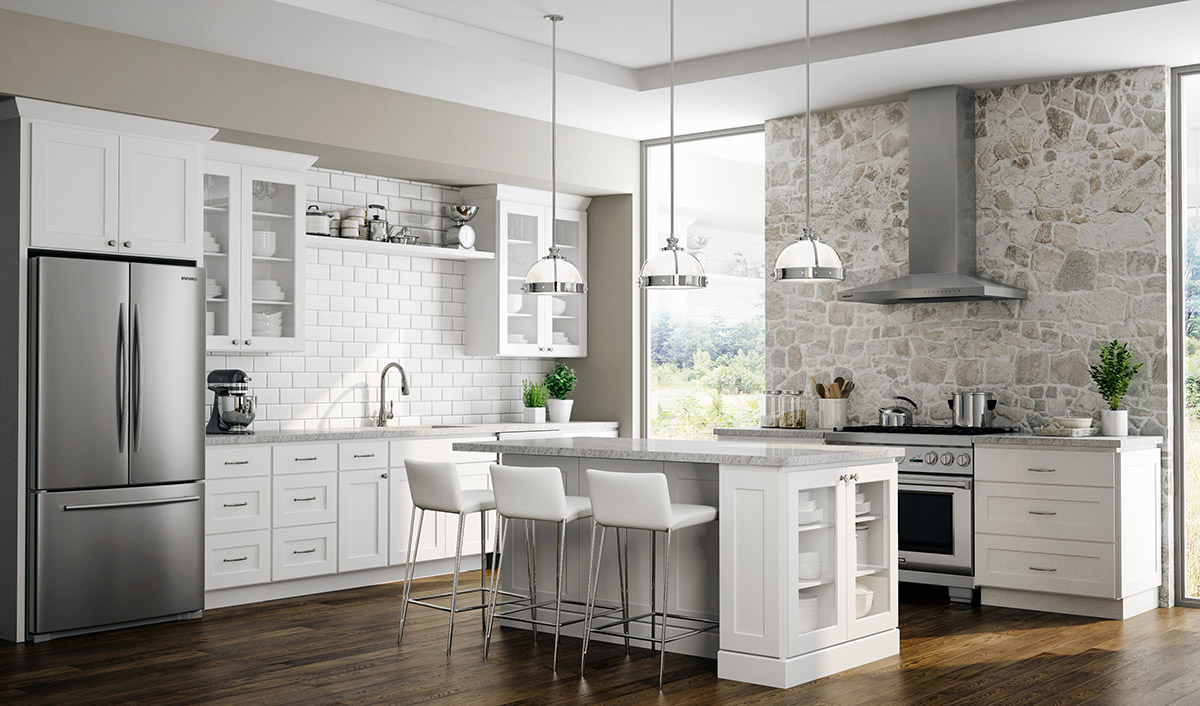 Devon Slab Kitchen Cabinets