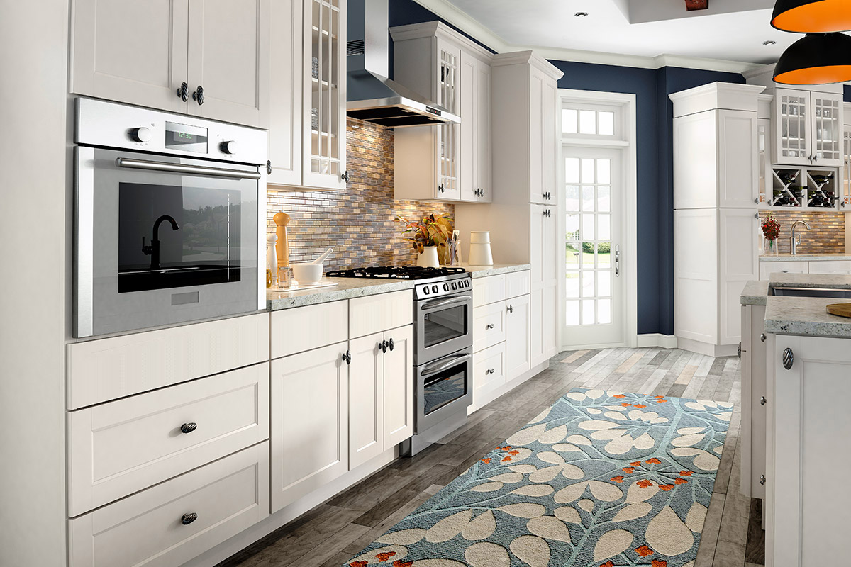 Springfield Slab Kitchen Cabinets