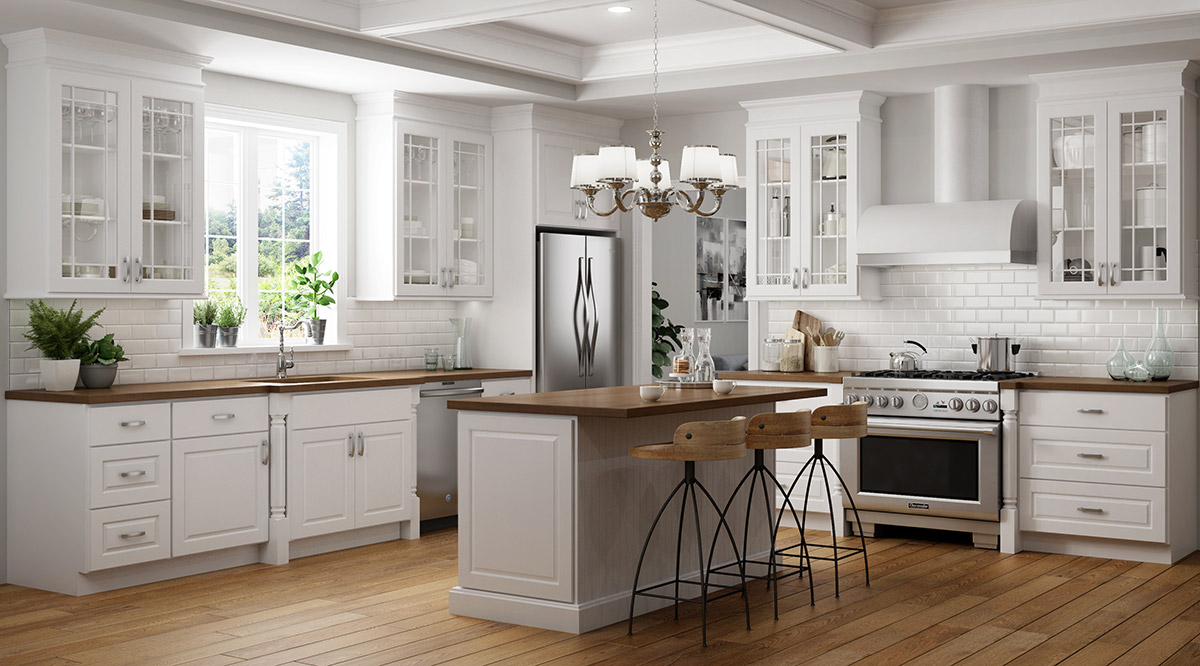 Gladwyne Slab Kitchen Cabinets