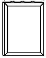 Oxford White Shaker Block 3" X 4" X 3/8"