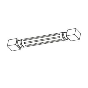 Oxford White Shaker Turn Post (TP3) 3" X 3" X 34 1/2"