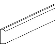 Sable Shaker Scribe Molding 3/4" X 1/4" X 96"