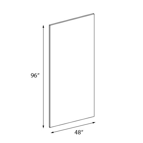 Ambrose Raised Panel Finished Panel - 48"W x 96"H