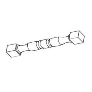 Mahogany Glazed Turn Post (TP3) 3" X 3" X 34 1/2"