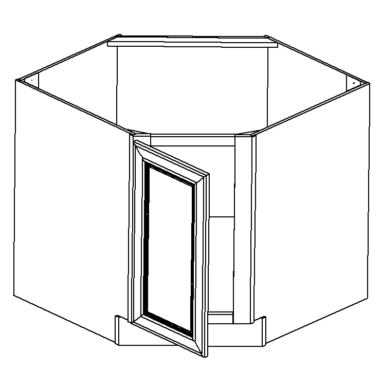 West Highland Diagonal Corner Base 36"