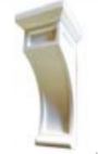 Gainsboro Gray Corbel 5" x 12" x 5"