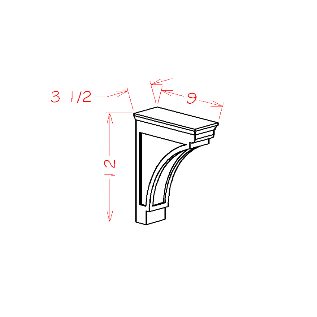 Artisan Shaker Modern Corbel