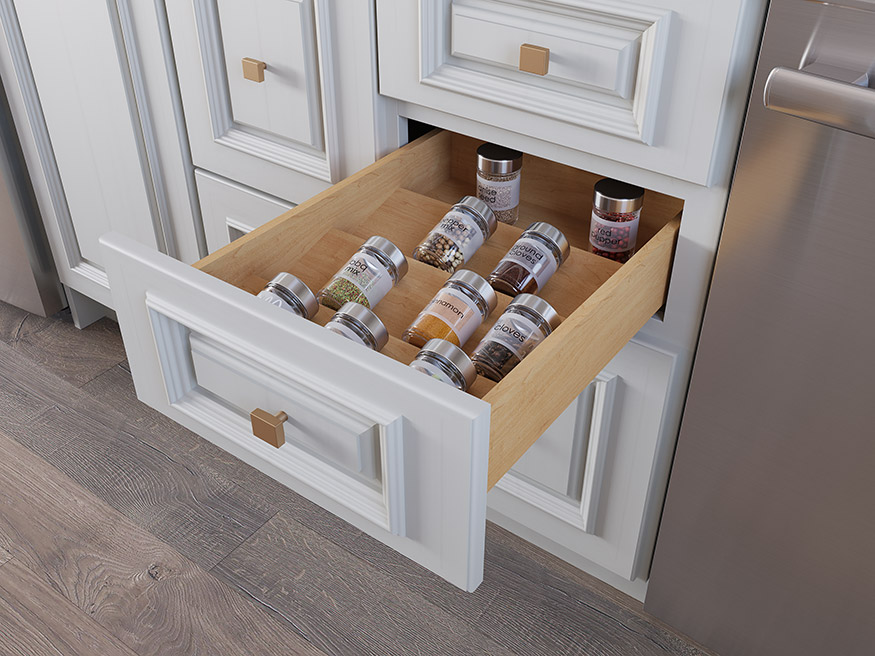 Spice Tray Insert for 18"W Base Cabinet