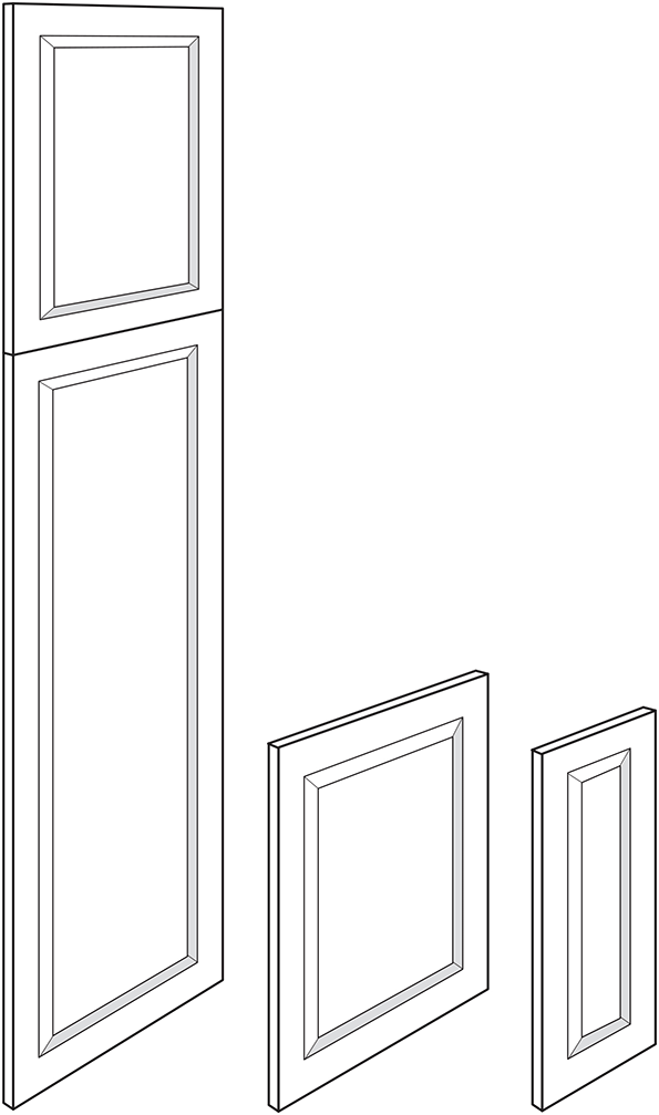 Radnor Shaker Pantry Decorative End Panel 24"W x 84"H
