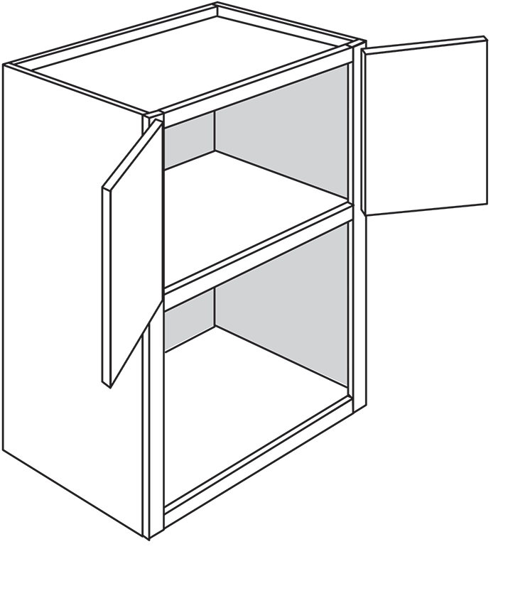 Gladwyne Raised Microwave Wall Cabinet 30"W x 30"H