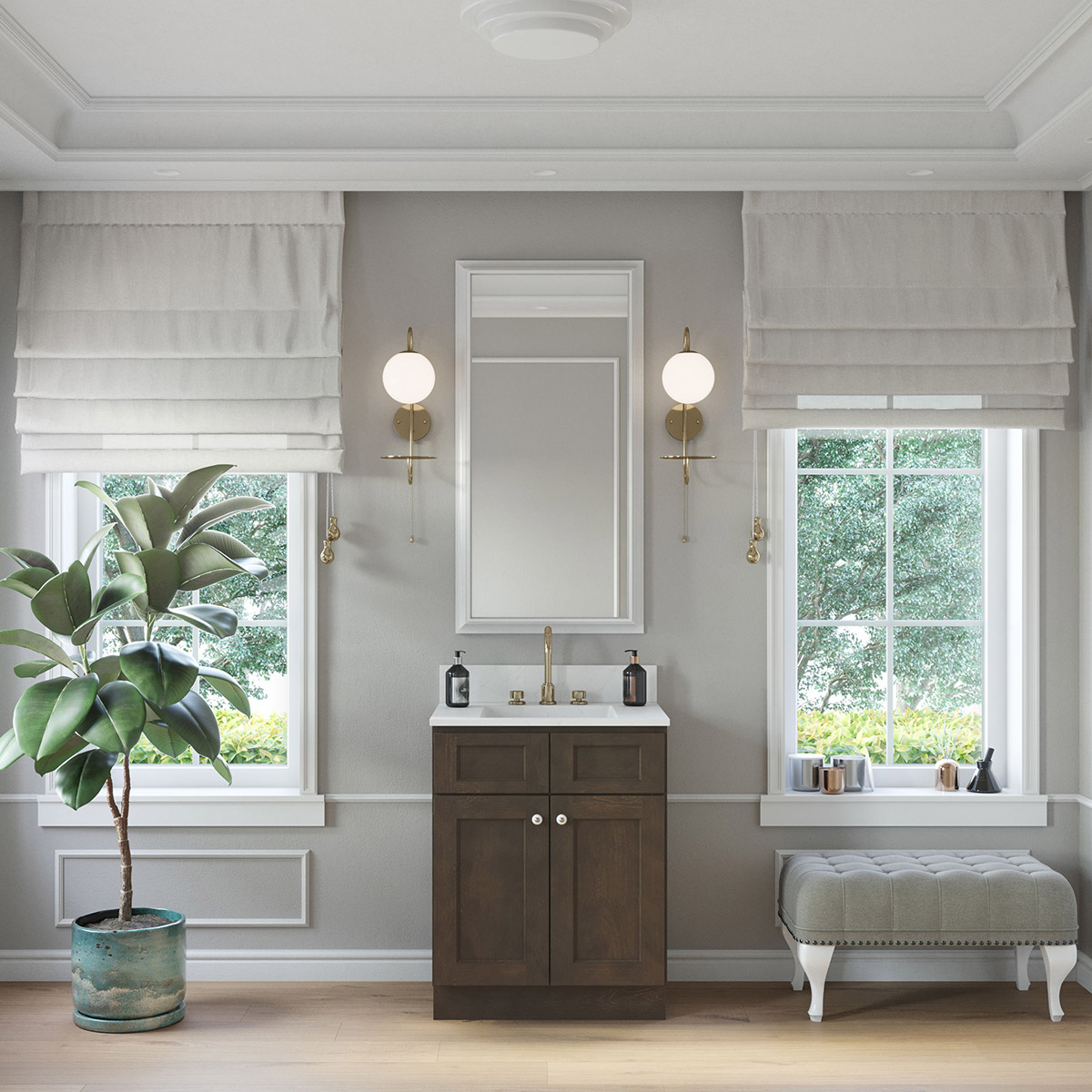 Florence Slate Shaker 27" Vanity