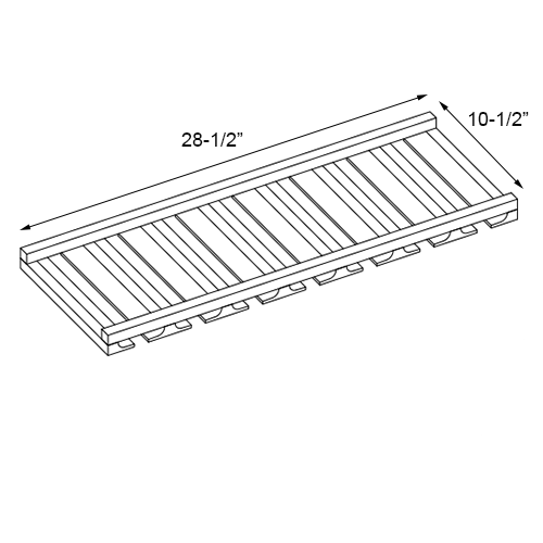 Grizzly Shaker Stemware Rack