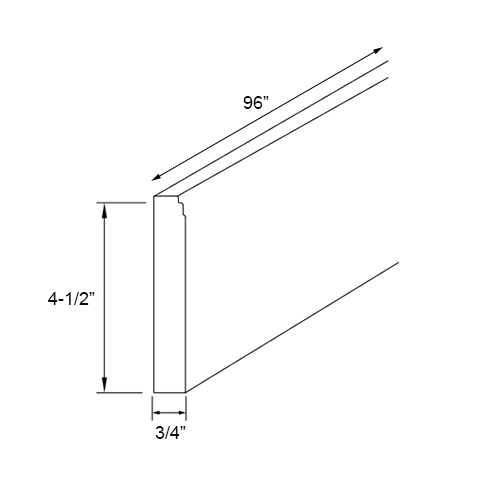 Primary Grey Shaker Furniture Base Molding