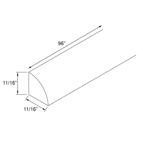 Primary Grey Shaker Shoe Molding