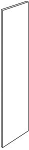 Radnor Slab Wall End Skin 60"H