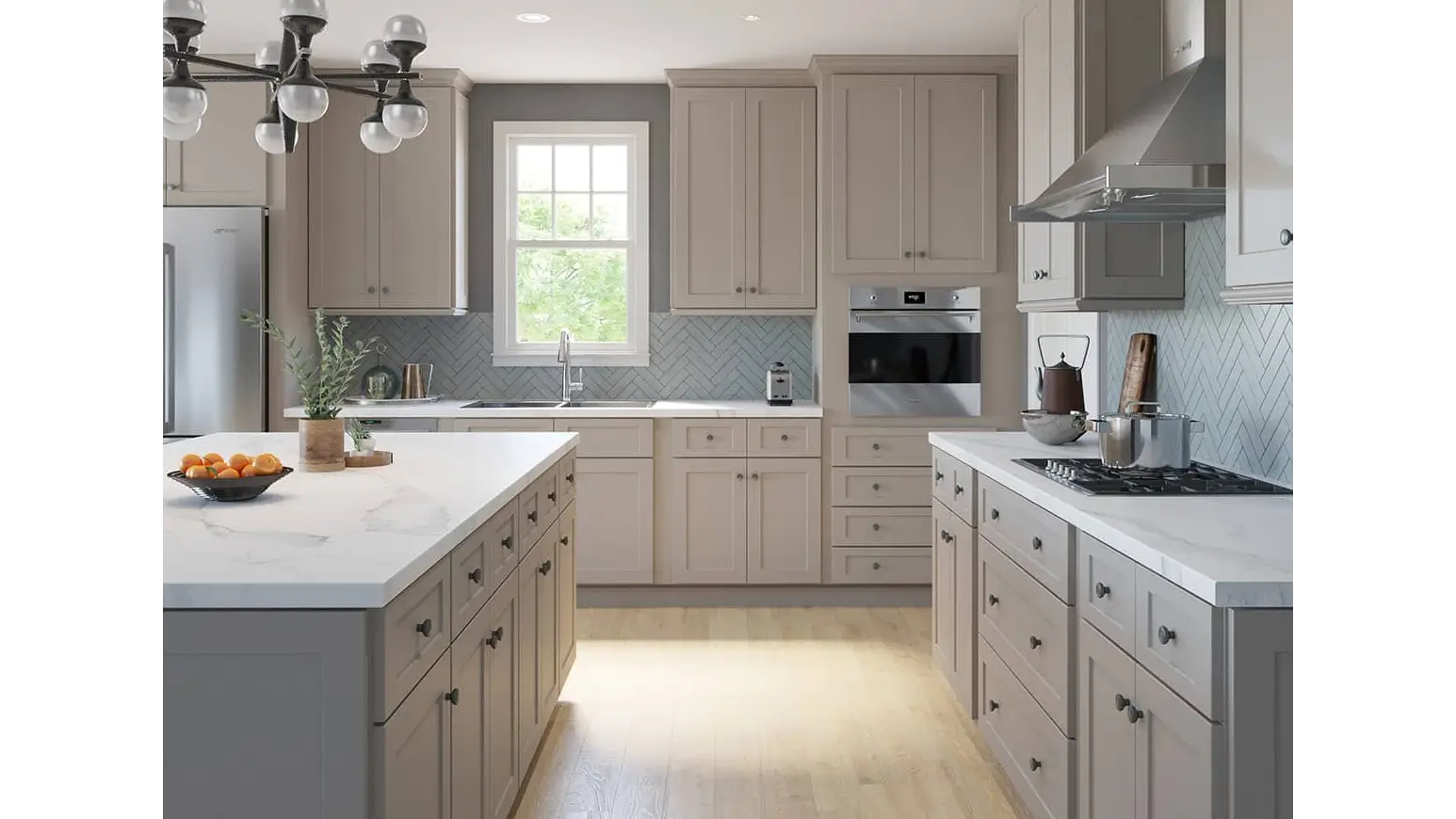 Weston Sand Shaker Kitchen Cabinets
