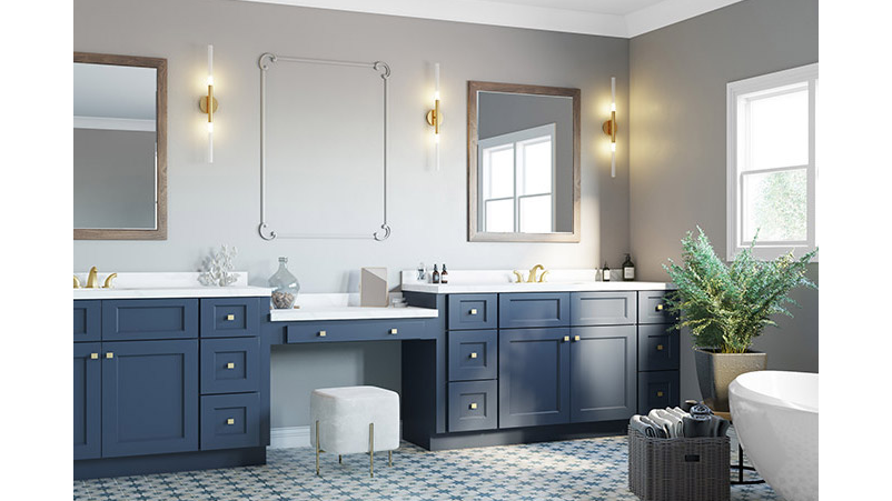 Florence Midnight Blue Bathroom Vanities