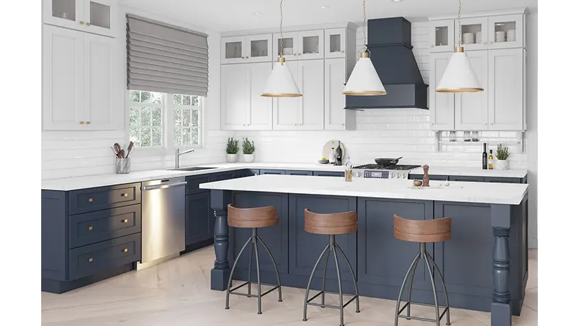 Florence Midnight Blue Kitchen Cabinets