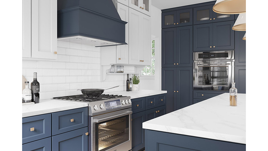 Florence Midnight Blue Kitchen Cabinets