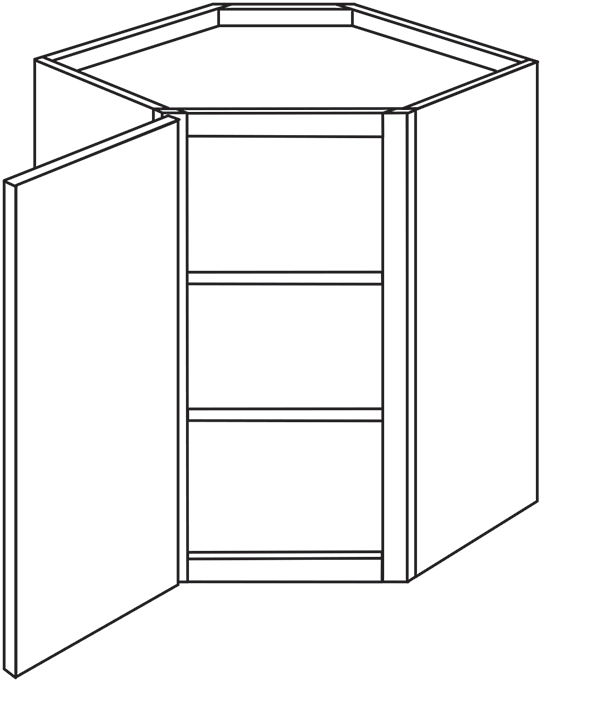 Truffle Shaker 24" x 30" Diagonal Wall