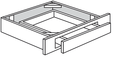 Truffle Slab 30" Desk Drawer