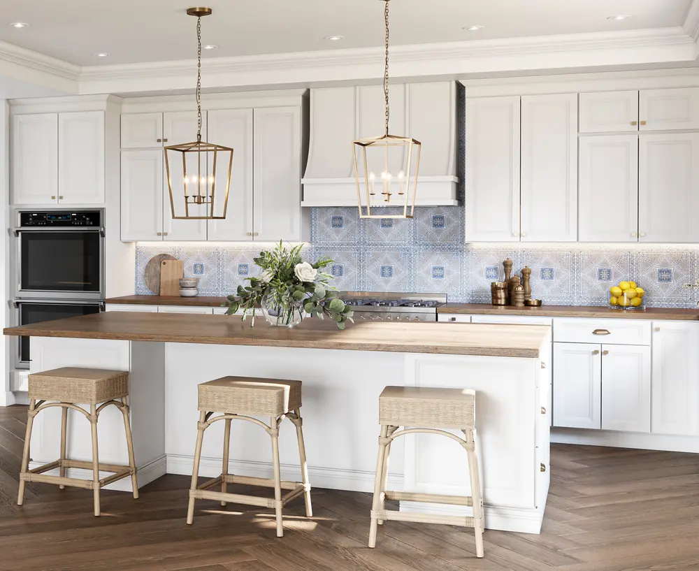 white kitchen cabinets