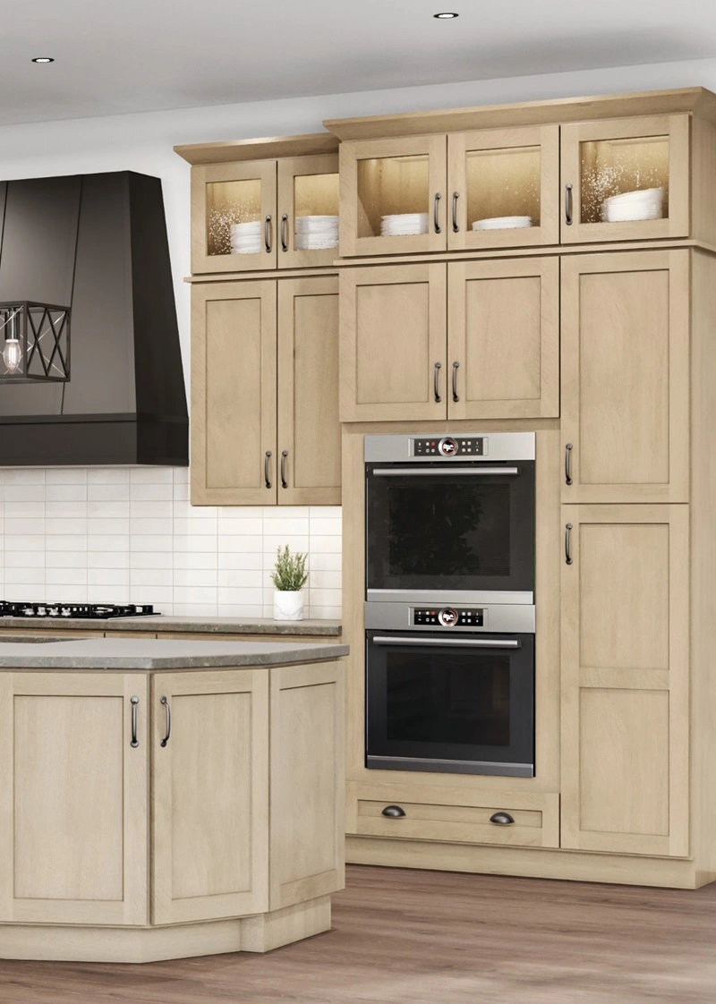 natural shaker kitchen pantry