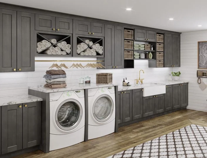 Cinder Shaker Bathroom Vanities