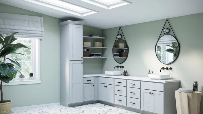 Primary Grey Bathroom Vanities
