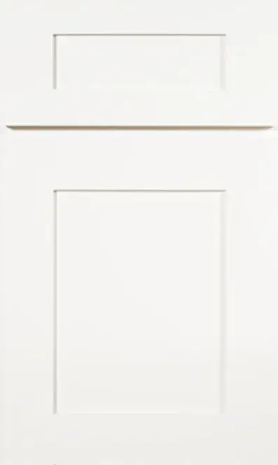 Weston White Shaker Bathroom Vanities Sample Door