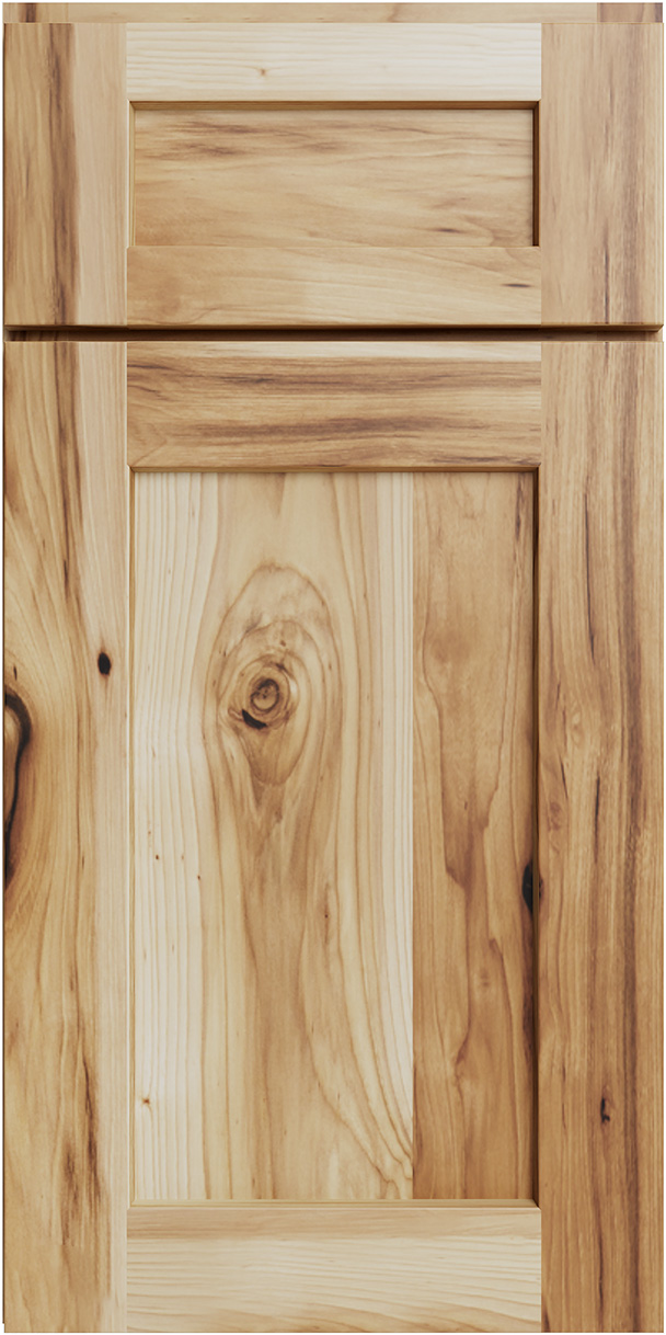 Natural Hickory Shaker Bathroom Vanities Sample Door