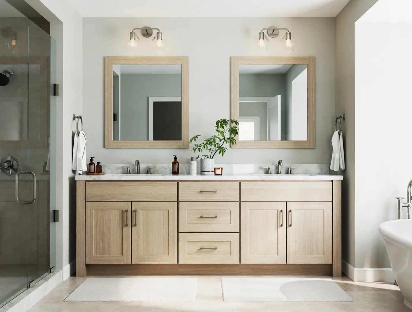 Driftwood Slab Bathroom Vanities