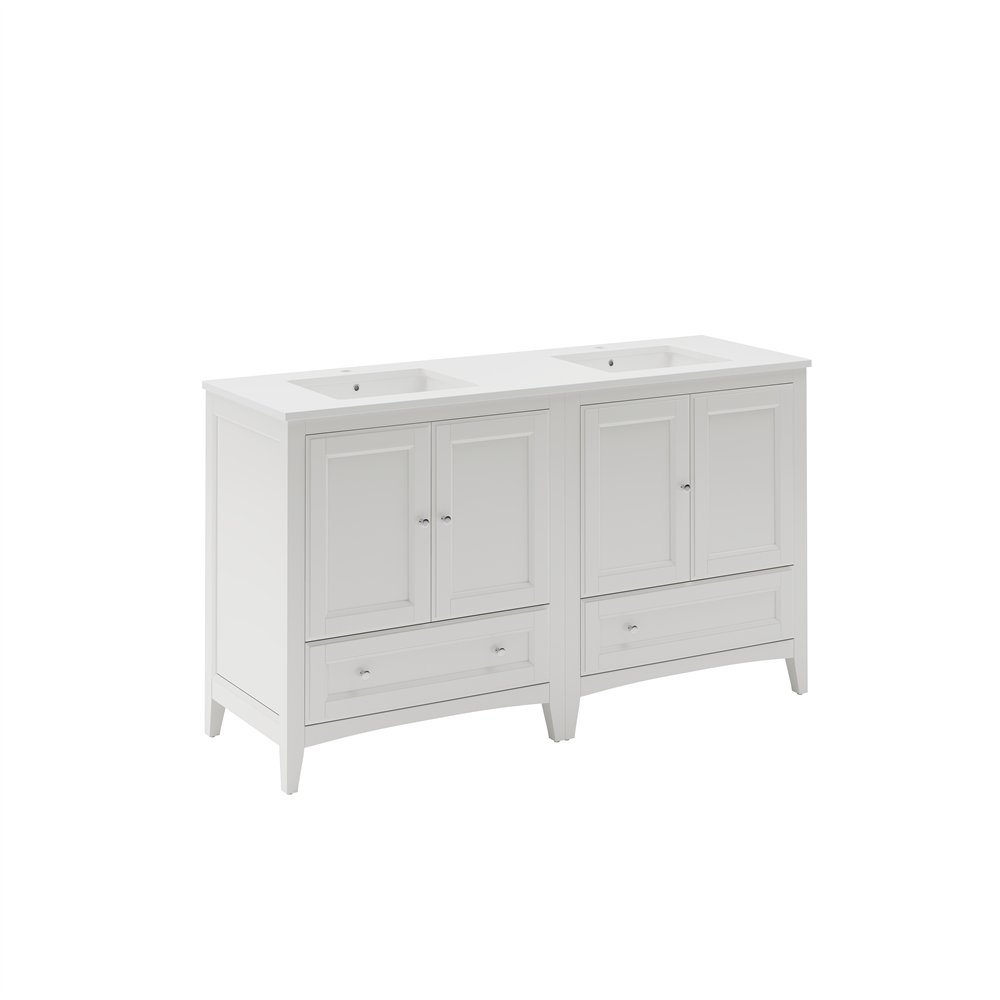 Somerset Traditional Double Sink Bathroom Vanity