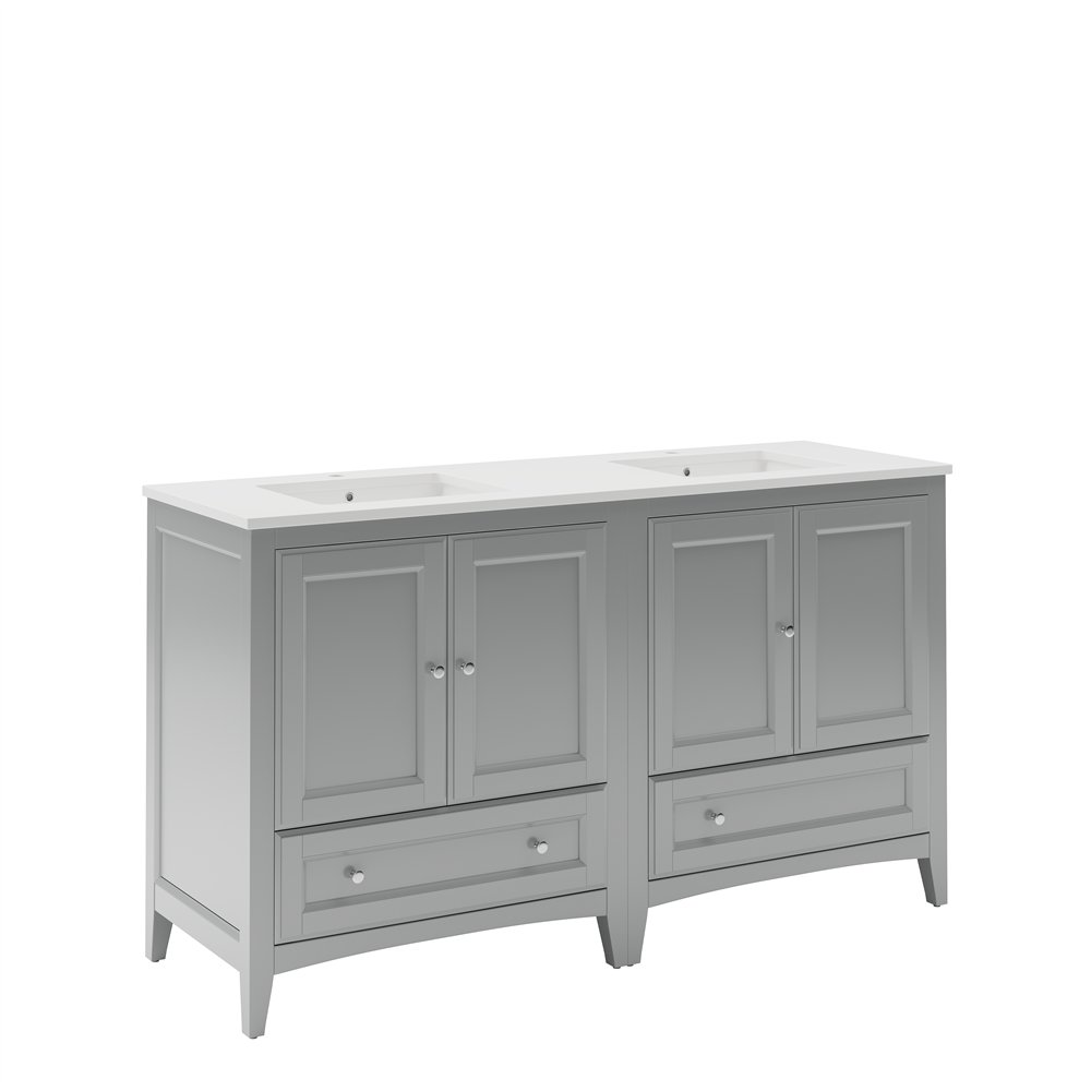 Somerset Traditional Double Sink Bathroom Vanity