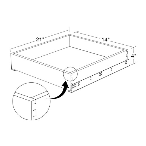 Roll Out Tray 18"
