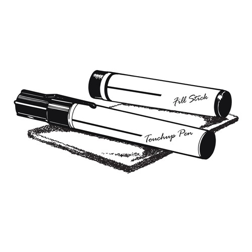 Caldera Charcoal Slim Shaker Touch Up Kit Painted Onyx