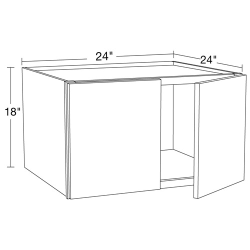 Caldera Charcoal Slim Shaker Wall 24" x 18"