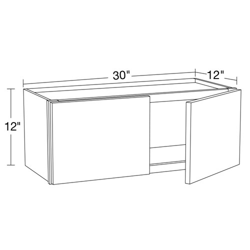 Caldera Charcoal Slim Shaker Wall 30" x 12"