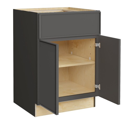 Caldera Charcoal Slim Shaker Cabinets