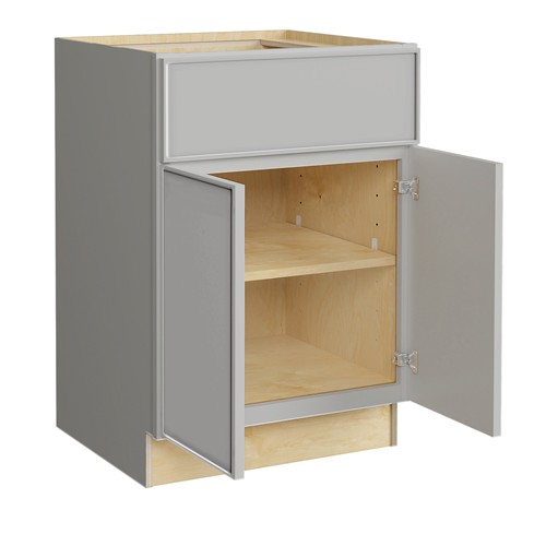 Caldera Gray Slim Shaker Cabinets