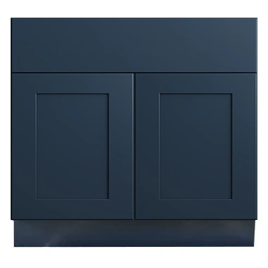 Asheford Blue Slab Shaker Bathroom Vanities