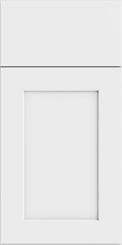 Asheford White Slab Shaker Bathroom Vanities