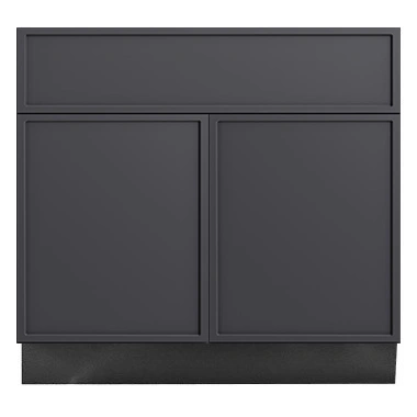 Caldera Charcoal Slim Shaker Bathroom Vanities