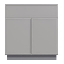Caldera Gray Slim Shaker Bathroom Vanities