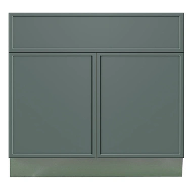 Caldera Green Slim Shaker Bathroom Vanities